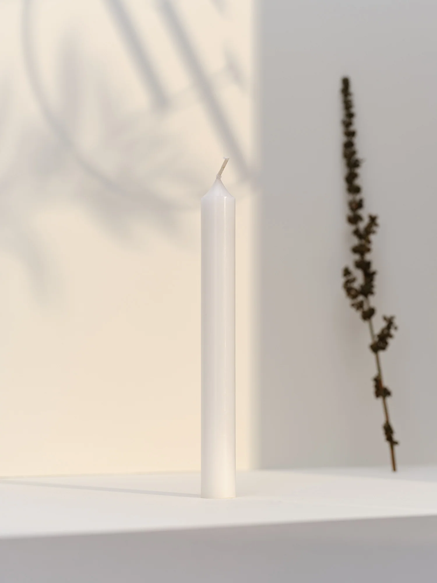 Dinner Candle, White - Image 1
