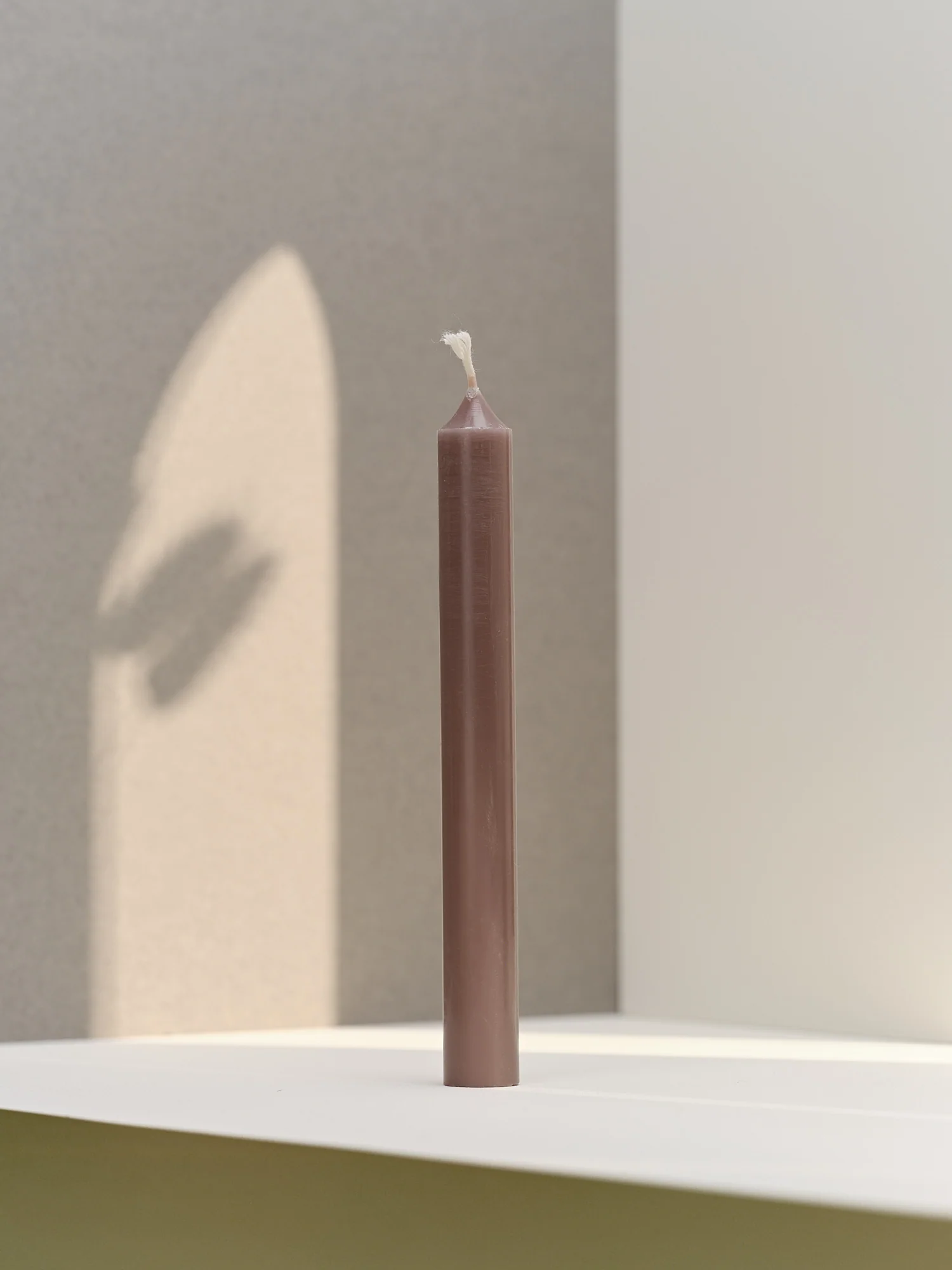 Dinner Candle, Mocha - Image 1
