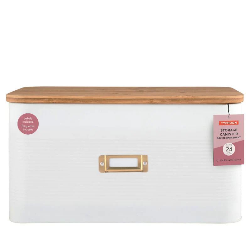 Bread Bin, White - Image 2