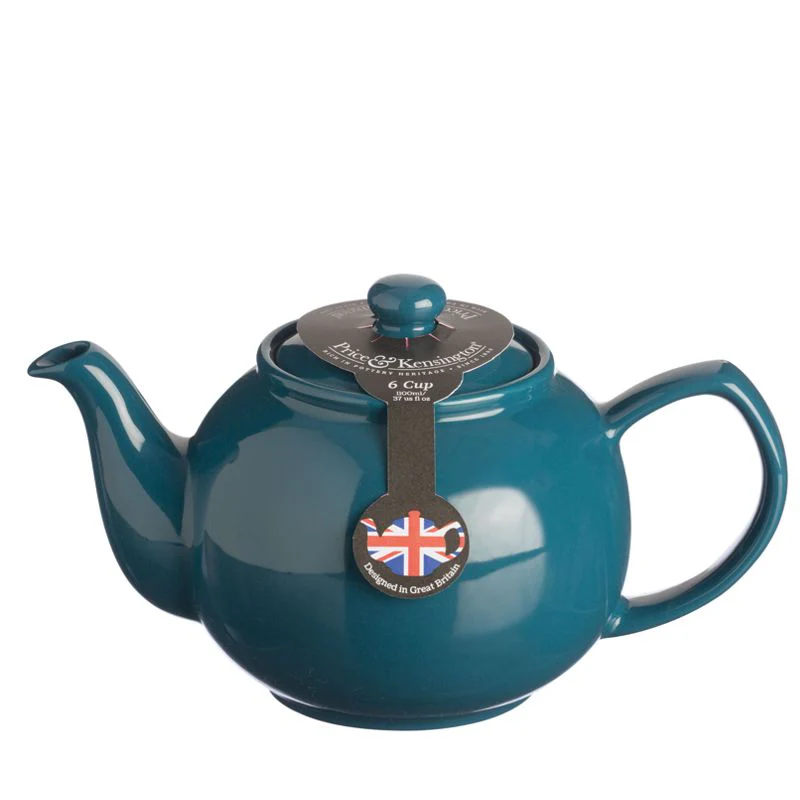 Teapot 6 cup, Teal - Image 2