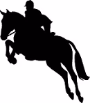 Hunter-Jumper Horse Reflective Decal - Image 1