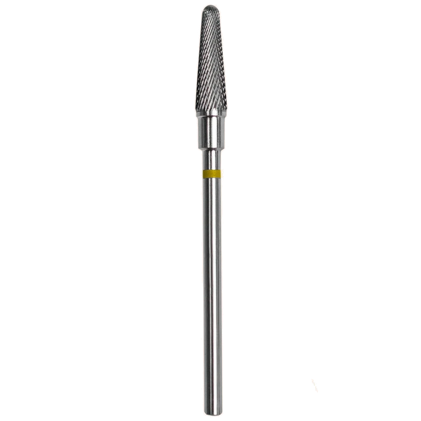 STALEKS PRO EXPERT CARBIDE NAIL DRILL BIT FRUSTUM YELLOW HEAD DIAMETER 4 MM WORKING PART 13 MM (FT70Y040/13) (№84) – STALEKS™