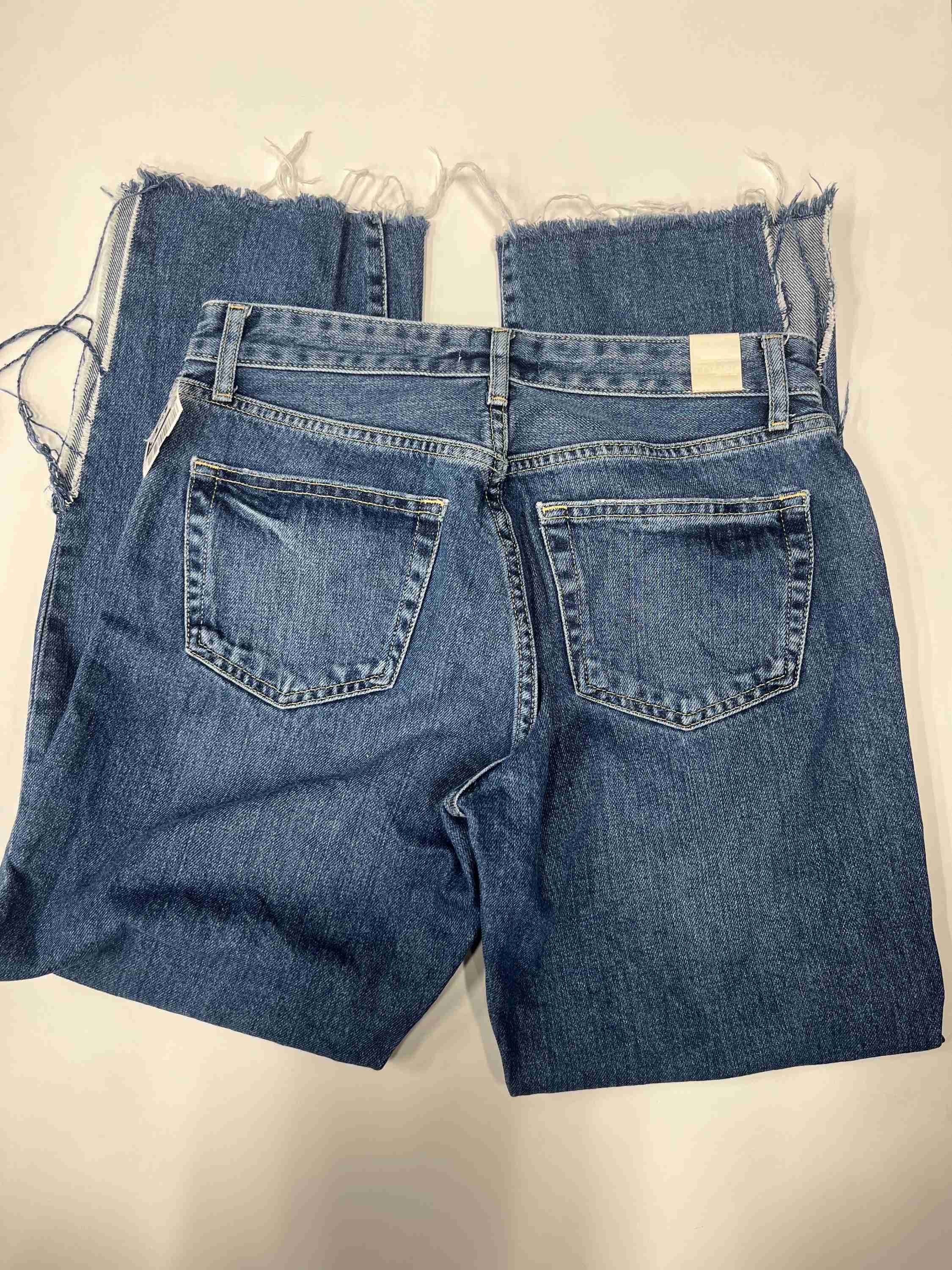 Zara Authentic Denim By TRF Flared Jeans Blue Size 6 - Image 2