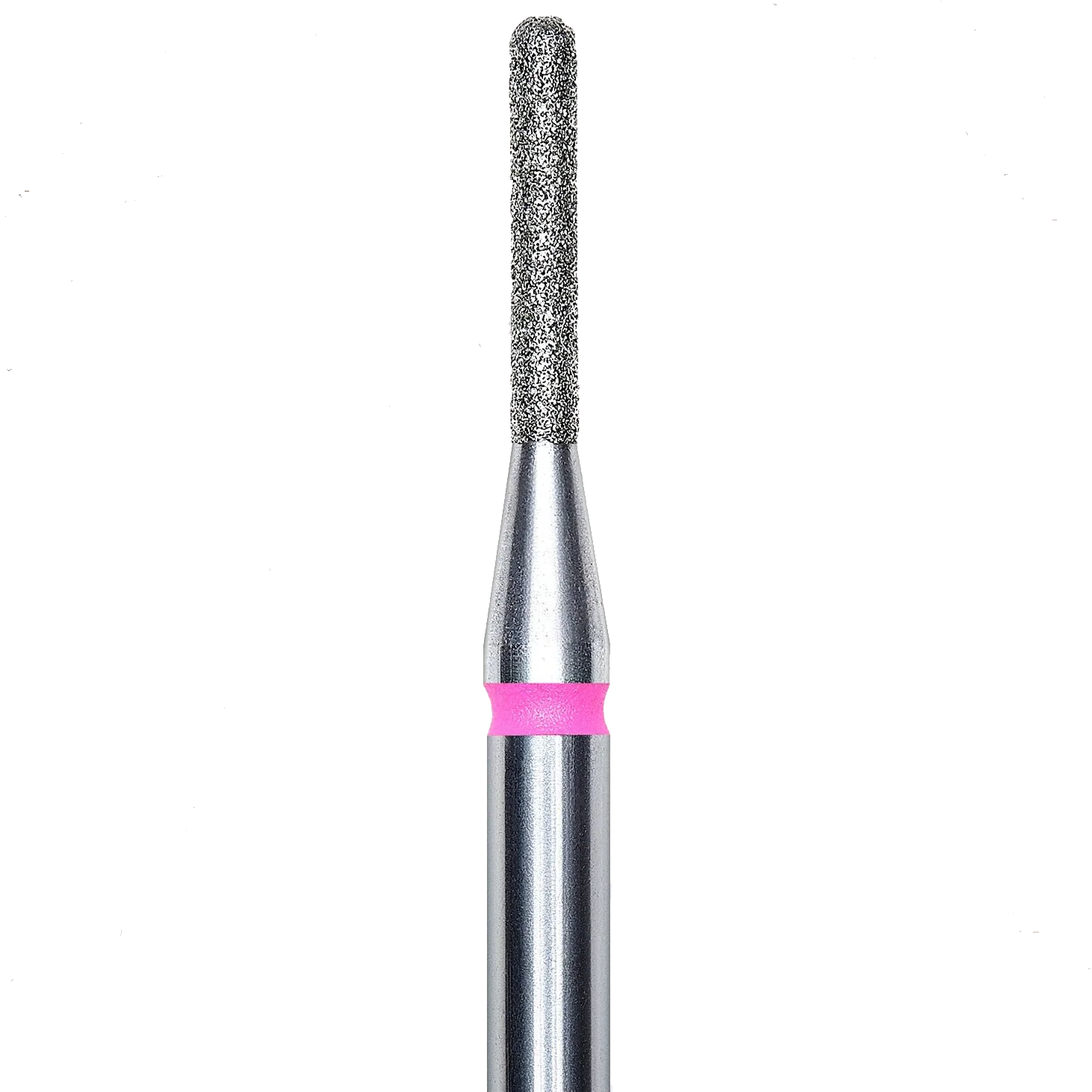 DIAMOND NAIL DRILL BIT, ROUNDED "CYLINDER", RED, HEAD DIAMETER 1.4/8MM (FA30R014/8) - STALEKS™ - Image 2