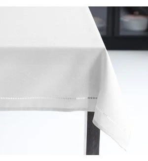Tablecloths, Hemstitch White - Image 1