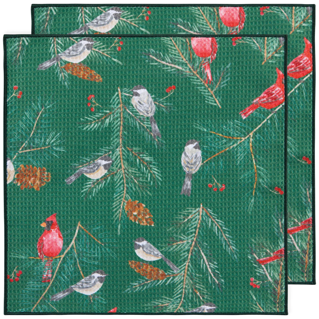 Dishcloth Set, Birds & Bough - Image 1