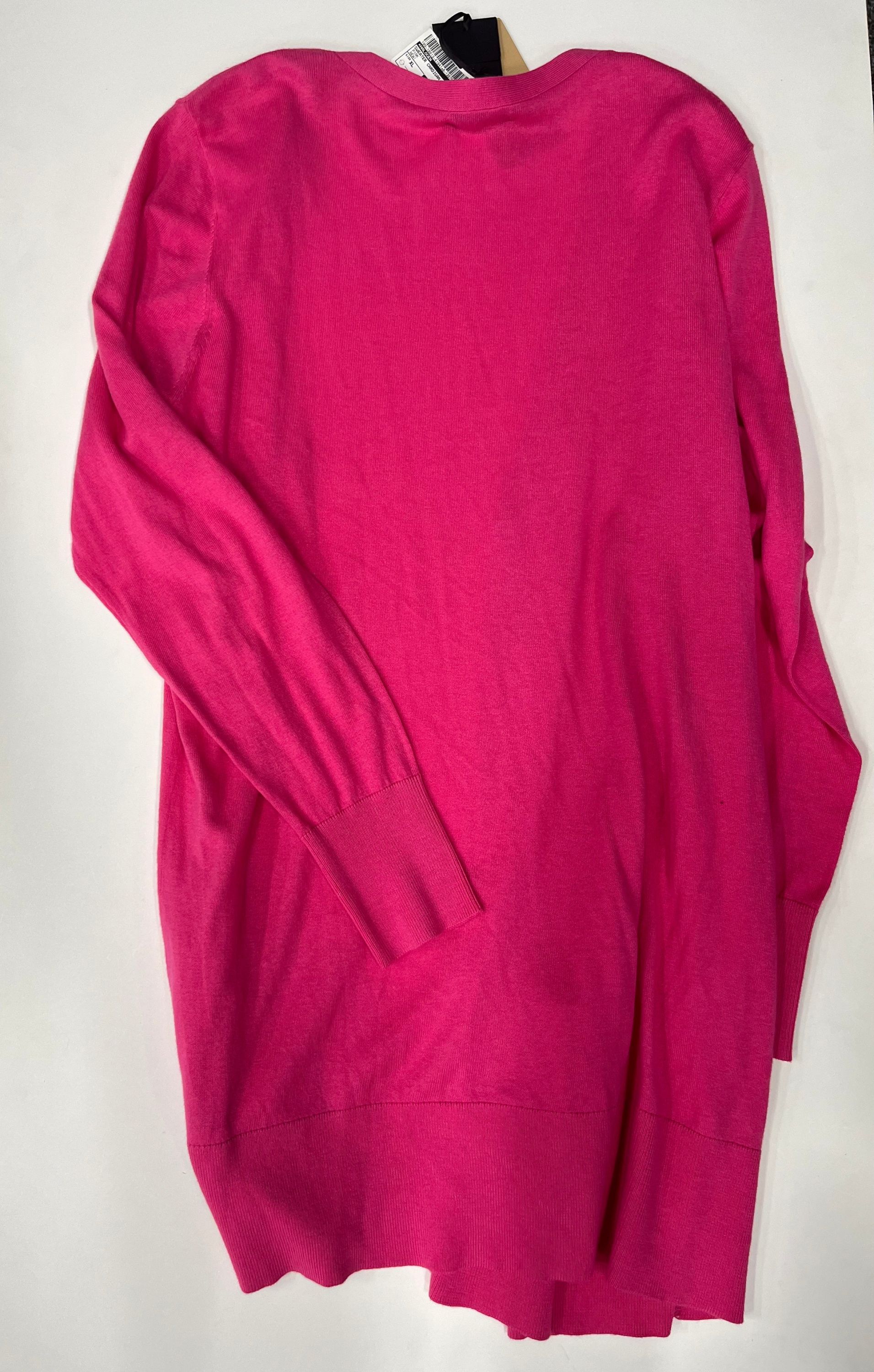 Halogen Front Button Sweater Cardigan Pink NWT Size XL - Image 2