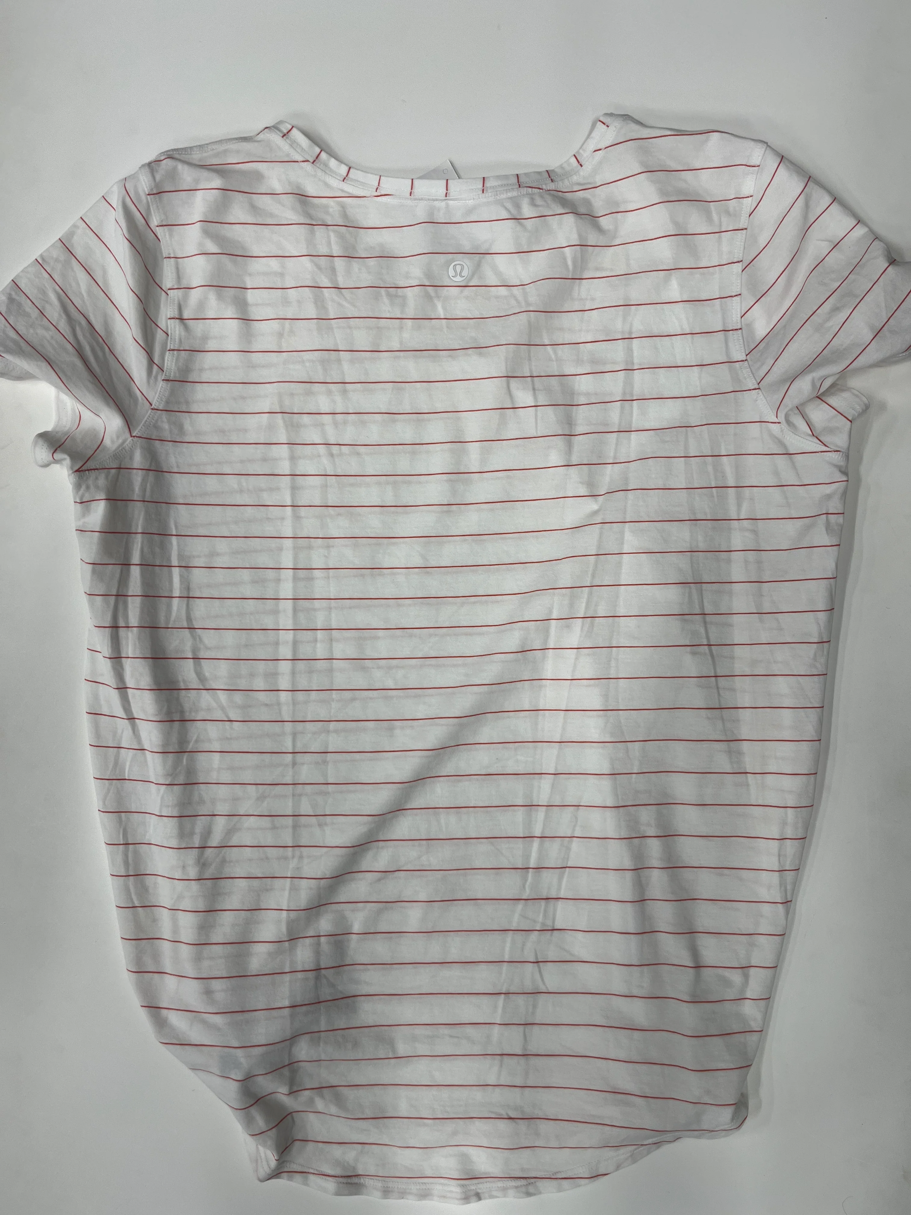 Lululemon Athletica Love Short Sleeve Shirt Stripe Size L - Image 2