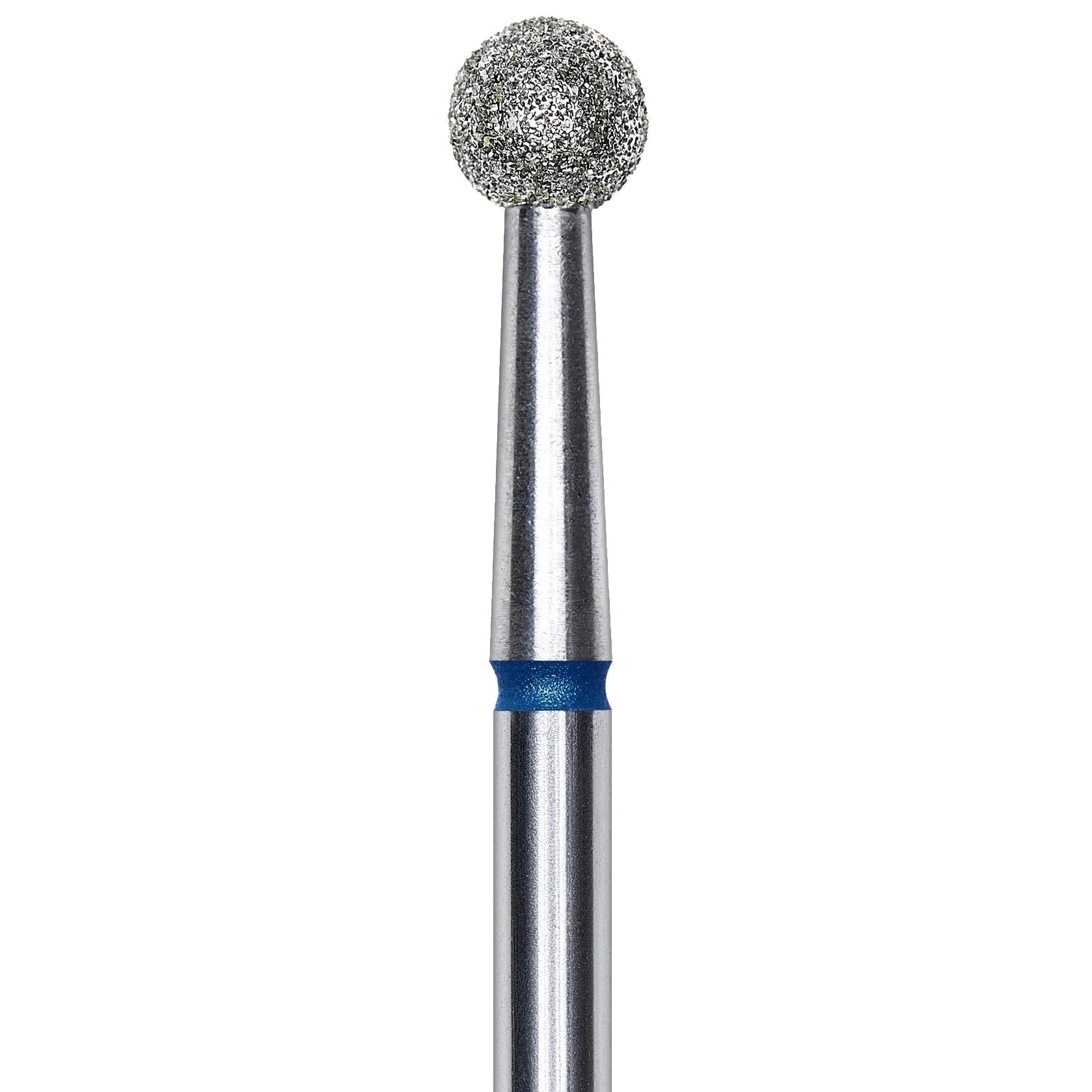 DIAMOND NAIL DRILL BIT, "BALL", BLUE, HEAD DIAMETER 4MM (FA01B040) - STALEKS™ - Image 2