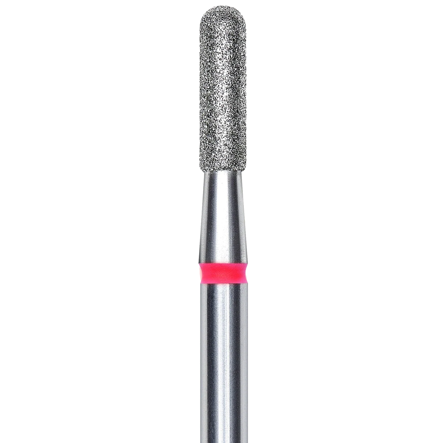 DIAMOND NAIL DRILL BIT, ROUNDED "CYLINDER", RED, HEAD DIAMETER 2.3/8MM (FA30R023/8) - STALEKS™ - Image 2