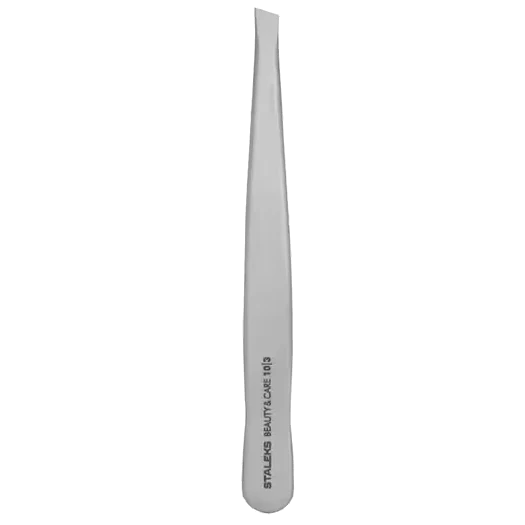 STALEKS BEAUTY & CARE 10 TYPE 3 EYEBROW TWEEZERS WIDE SLANT TBC-10/3 – STALEKS™
