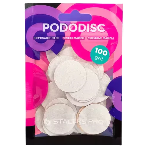 REFILL PADS FOR PEDICURE DISC STALEKS PRO L (50 PCS) PDF-25 - STALEKS™ - Image 2