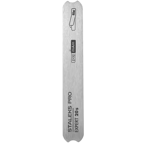 STALEKS PRO EXPERT 20S POPMAM NAIL FILE STRAIGHT METAL BASE 130 MM MBE-20S- STALEKS™