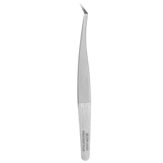 STALEKS PRO EXPERT 40 TYPE 13 PROFESSIONAL EYELASH TWEEZERS CURVED L-SHAPED, 40′ TE-40/13 – STALEKS™