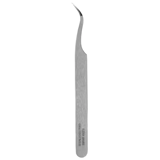 STALEKS PRO EXPERT 41/1 PROFESSIONAL EYELASH TWEEZERS CURVED TE-41/1 – STALEKS™