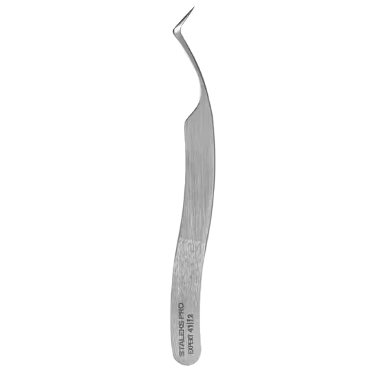 STALEKS PRO EXPERT 41 TYPE 2 PROFESSIONAL EYELASH TWEEZERS CURVED TE-41/2 – STALEKS™