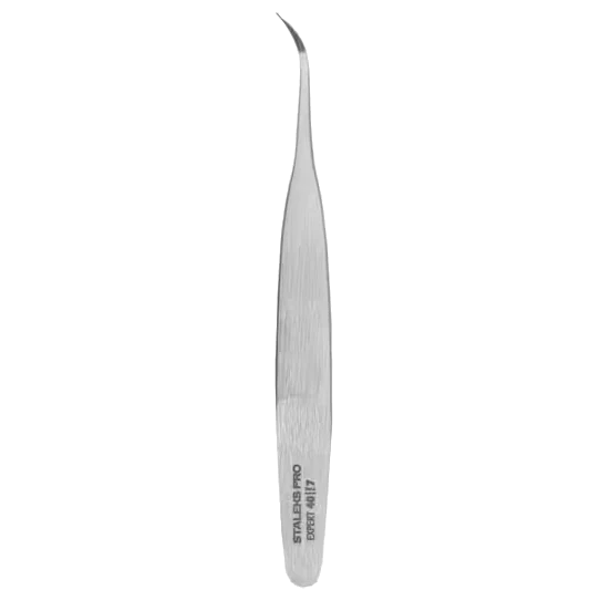 STALEKS PRO EXPERT 40 TYPE 7 EYELASH TWEEZERS CURVED TE-40/7 – STALEKS™