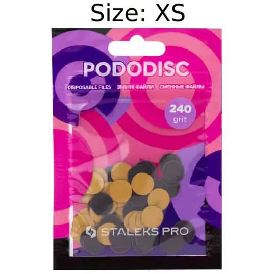 REFILL PADS FOR PEDICURE DISC STALEKS PRO XS (50 PCS) PDF-10 - STALEKS™ - Image 1