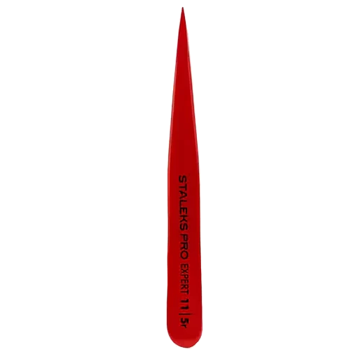 STALEKS PRO EXPERT 11 TYPE 5R EYEBROW TWEEZERS (POINT) RED TE-11/5R – STALEKS™
