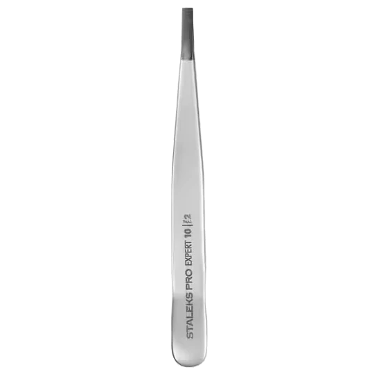 STALEKS PRO EXPERT 10 TYPE 2 EYEBROW TWEEZERS STRAIGHT TE-10/2 – STALEKS™