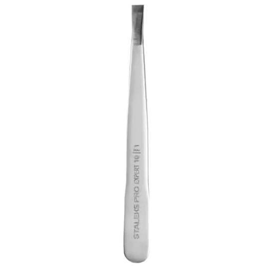 STALEKS PRO EXPERT 10 TYPE 1 EYEBROW TWEEZERS WIDE STRAIGHT EDGE TE-10/1- STALEKS™