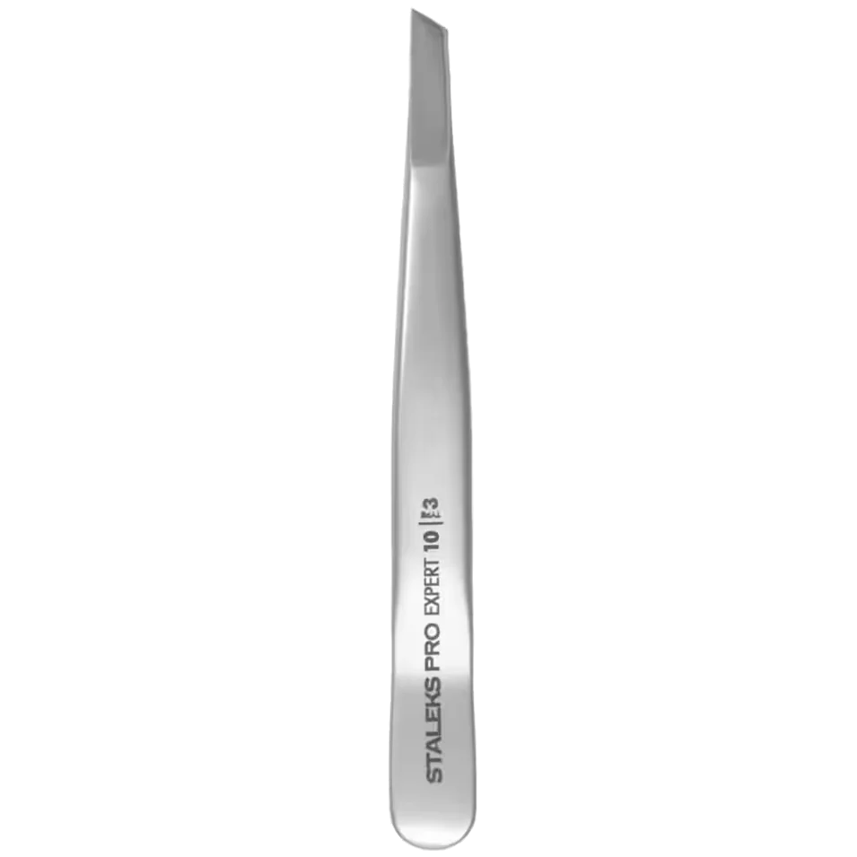 STALEKS PRO EXPERT 10 TYPE 3 EYEBROW TWEEZERS WIDE SLANT TE-10/3 – STALEKS™