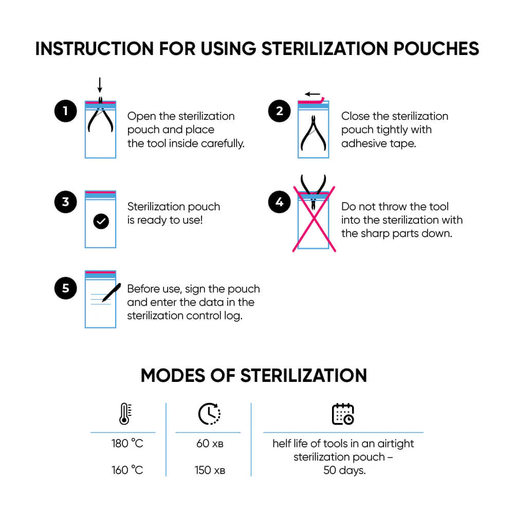 MicroStop Sterilization Pouches Class 4 Indicator 75x150 mm (100 Pcs) - Image 2