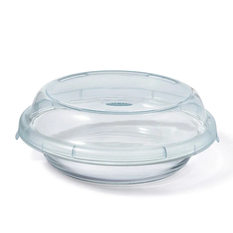 Glass Pie Plate with Lid - Image 2