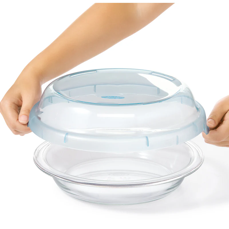 Glass Pie Plate with Lid - Image 3