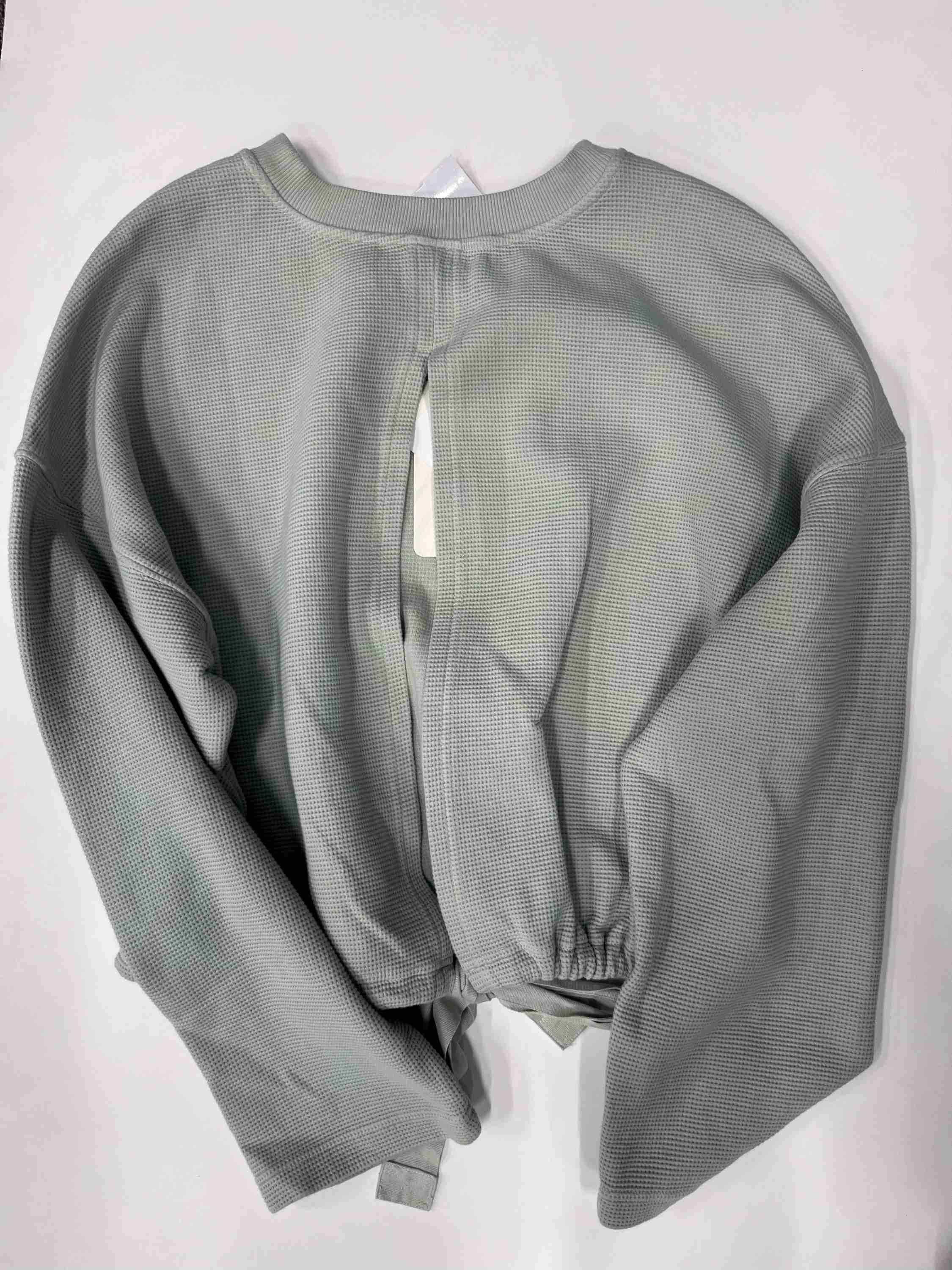 Fabletics Anna Tie-Back Sweatshirt Mint NWT Size S - Image 2