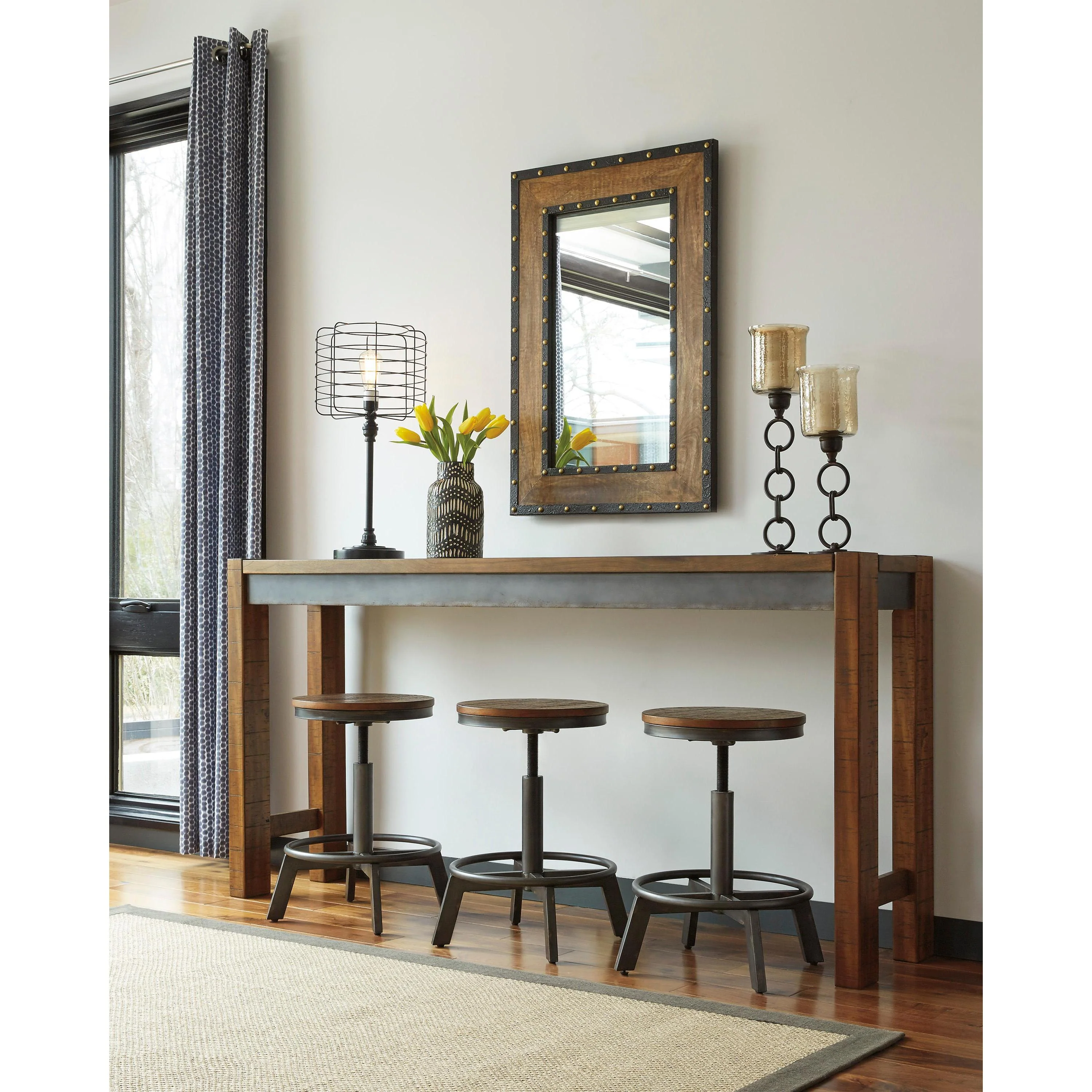 Signature Design by Ashley Torjin D440D1 3 pc Counter Height Dining Set