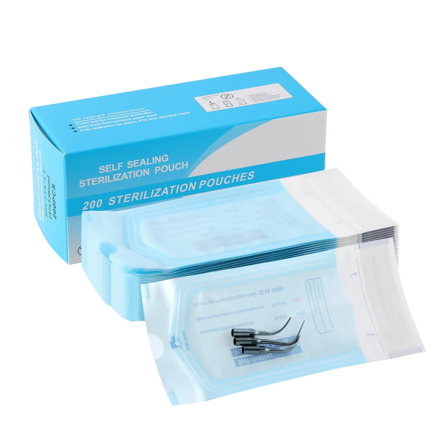 STERILIZATION POUCHES (200 pcs) - Image 1
