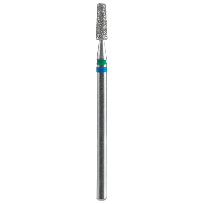 STALEKS Diamond Nail Drill Bit Duo Cone FA70BG025/8, Blue-Green, 2.5/8mm - Image 1