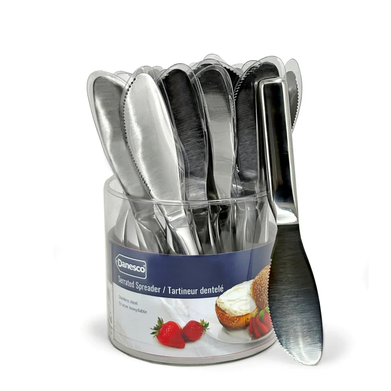 Serrated Spreader – Stainless Steel