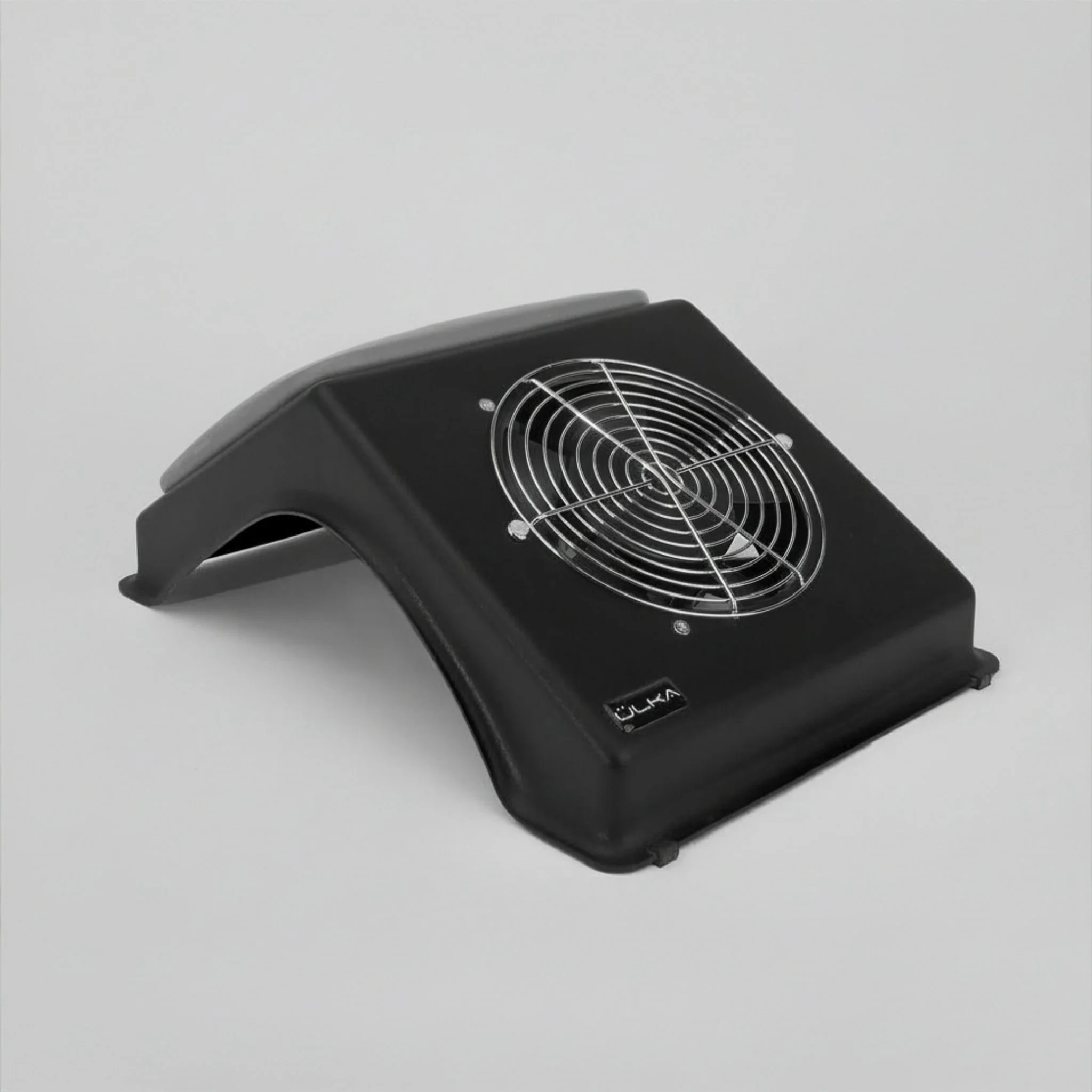 ULKA SOFT X2 Desktop Nail Dust Collector Black with Gray Soft Pad