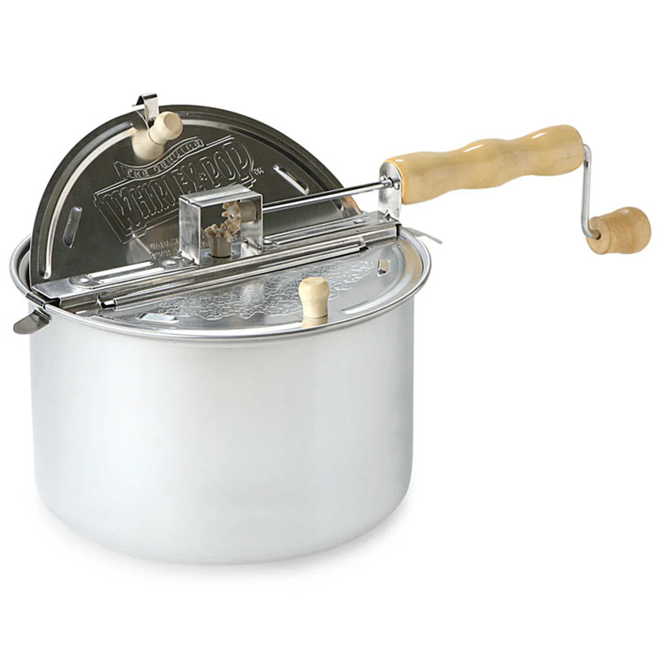 Stainless Steel Whirley Pop Stovetop Popcorn Maker - Image 1
