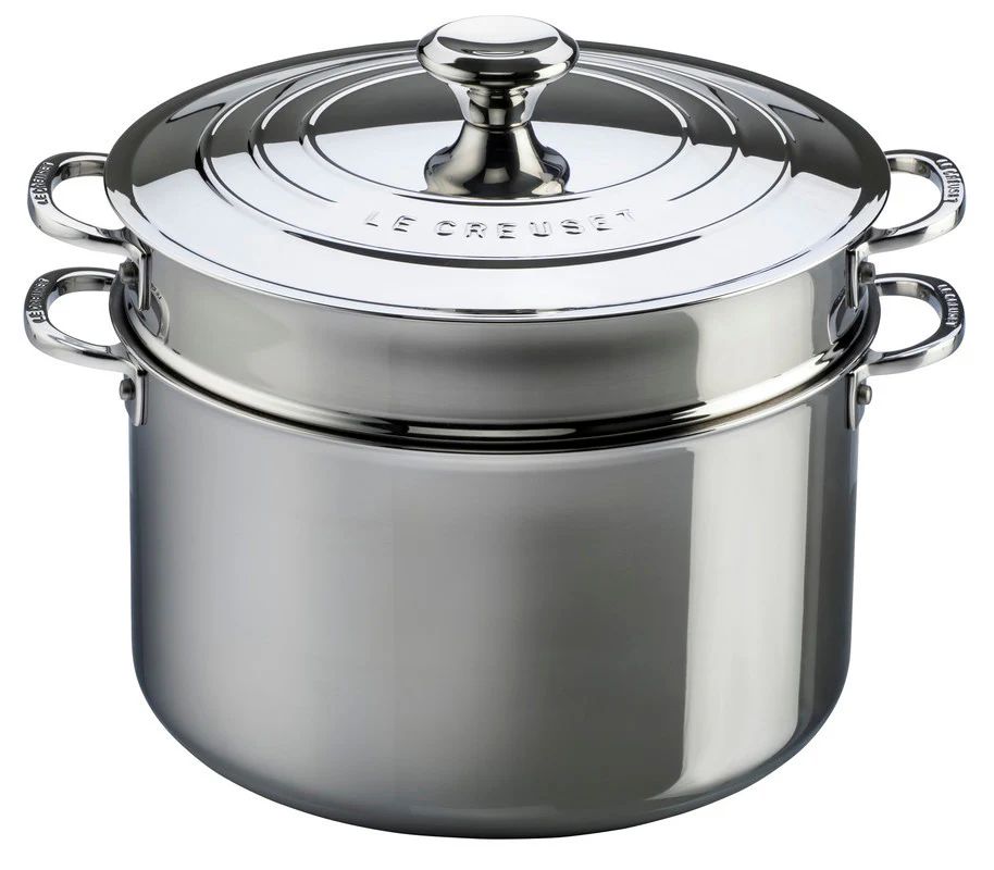 Stock Pot with Pasta Insert, Stainless Steel