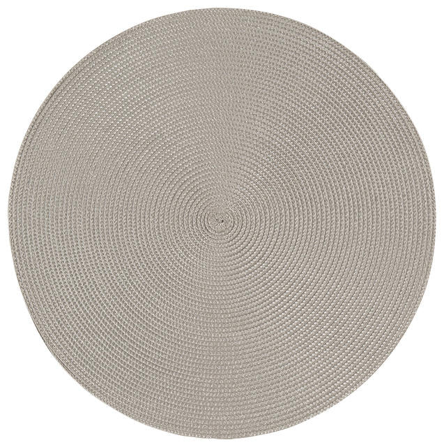 Round Placemat- Cobblestone Grey