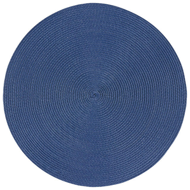 Round Placemat- Indigo - Image 1