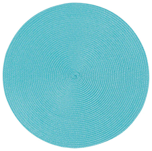 Round Placemat- Turquoise - Image 1