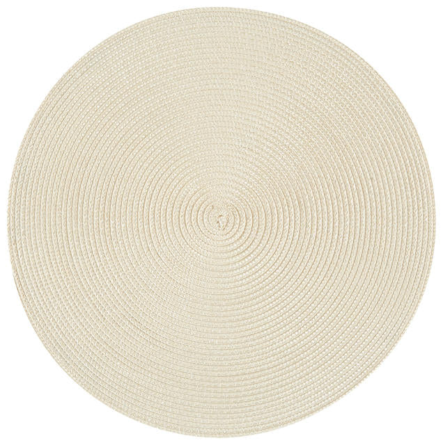 Round Placemat- Ivory - Image 1