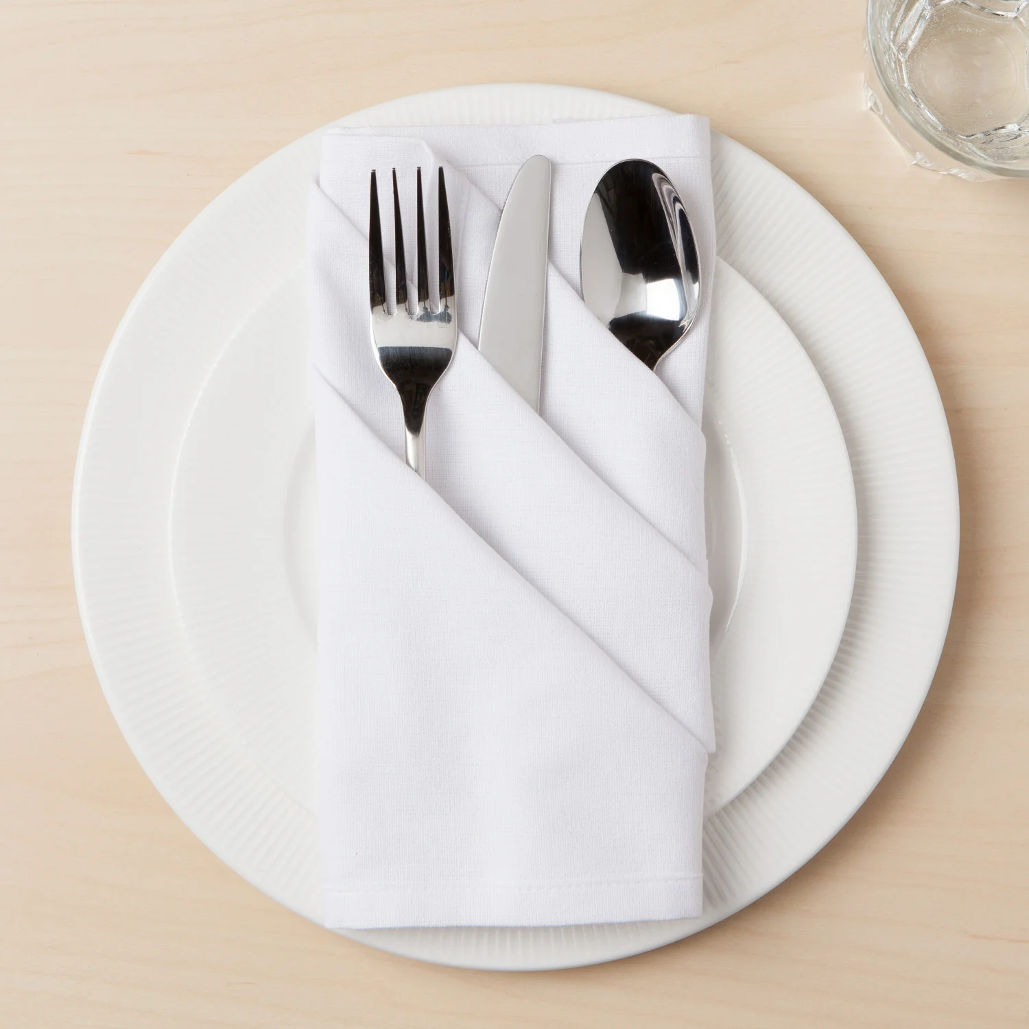 Cloth Napkin Set, White - Image 1