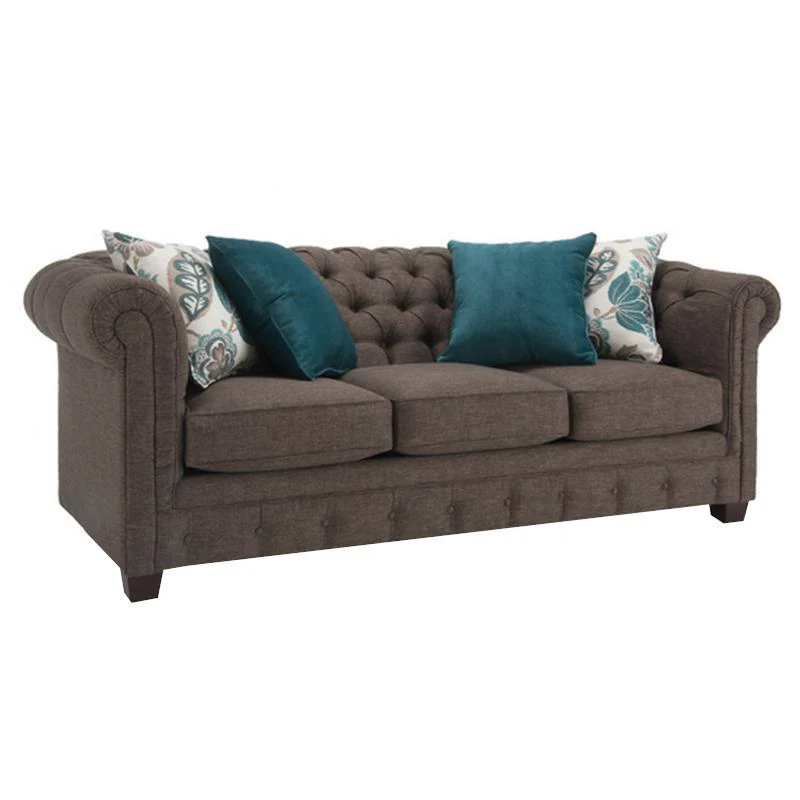 Decor-Rest Furniture Stationary Fabric Sofa 2230-S Sofa - Image 1