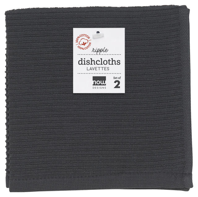Dishcloth Ripple Set – Black