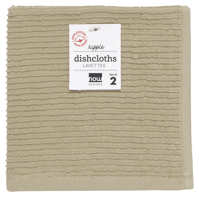Dishcloth Ripple Set – Sandstone