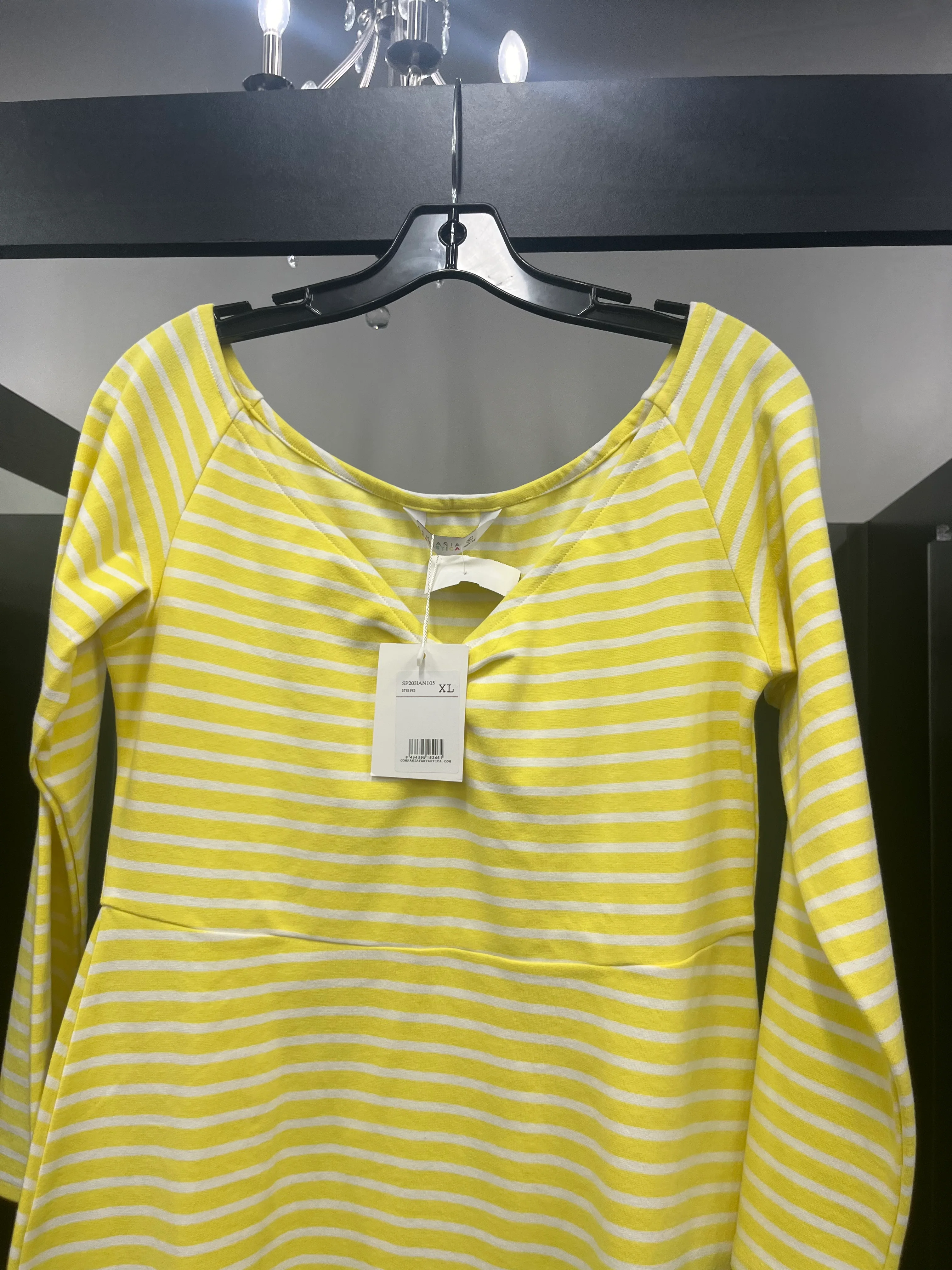 Striped Dress Casual Midi Compania, Size Xl - Image 3