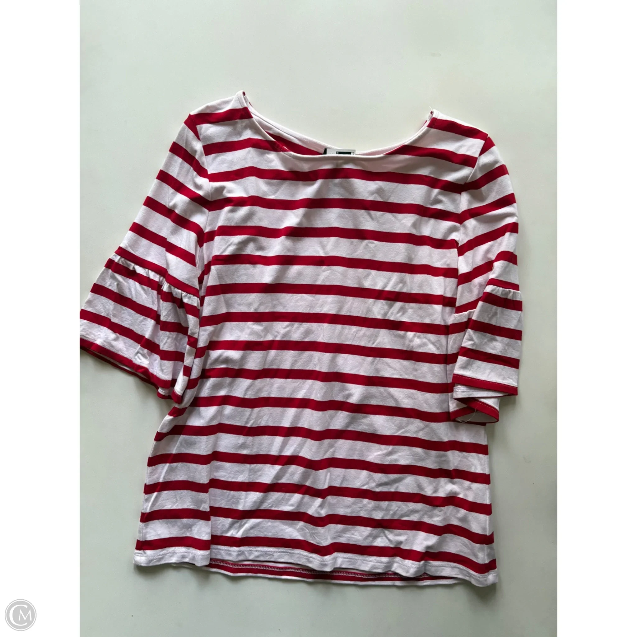 Top Long Sleeve By Talbots O In Striped, Size: M - Image 1