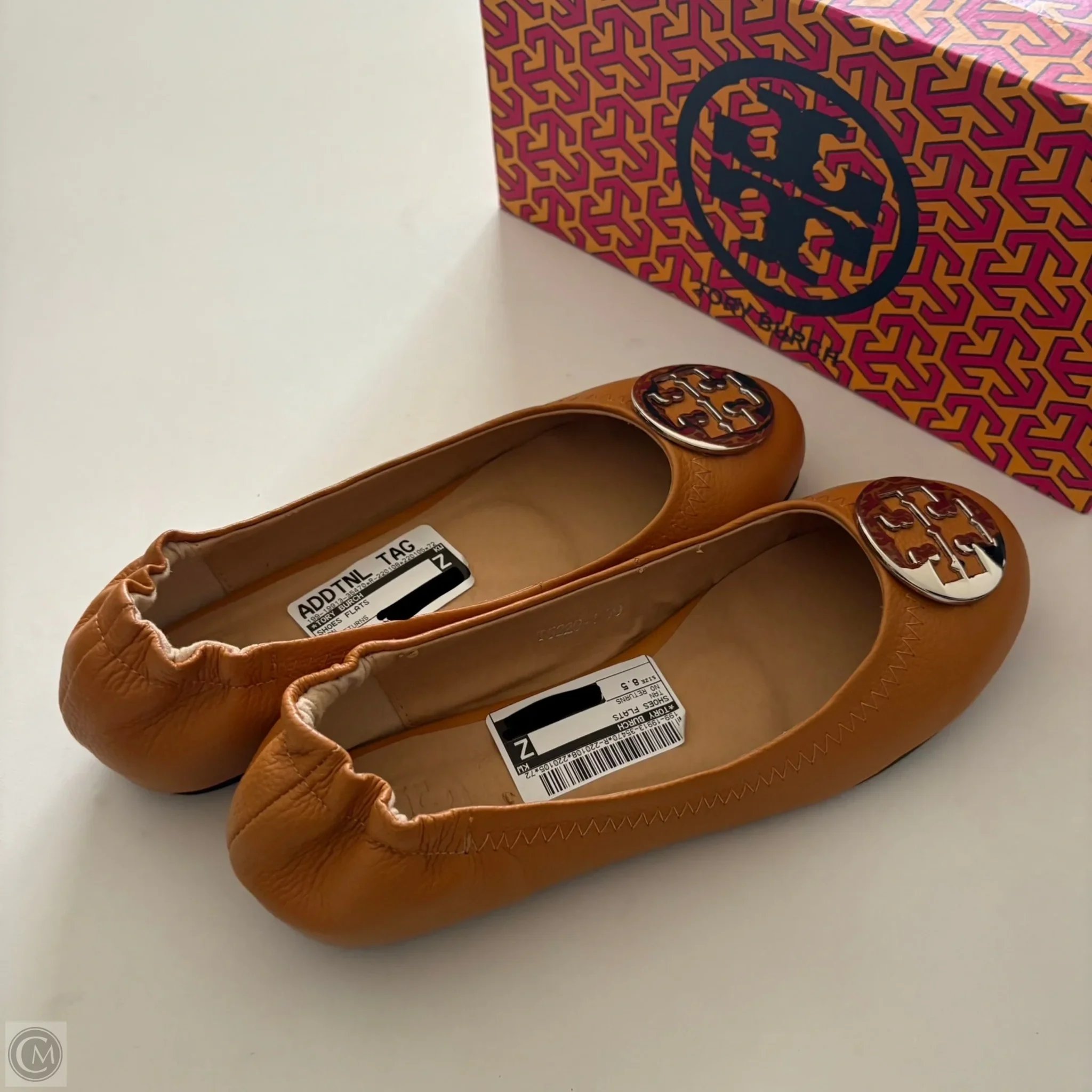 Shoes Flats By Tory Burch In Tan, Size: 8.5 - Image 2