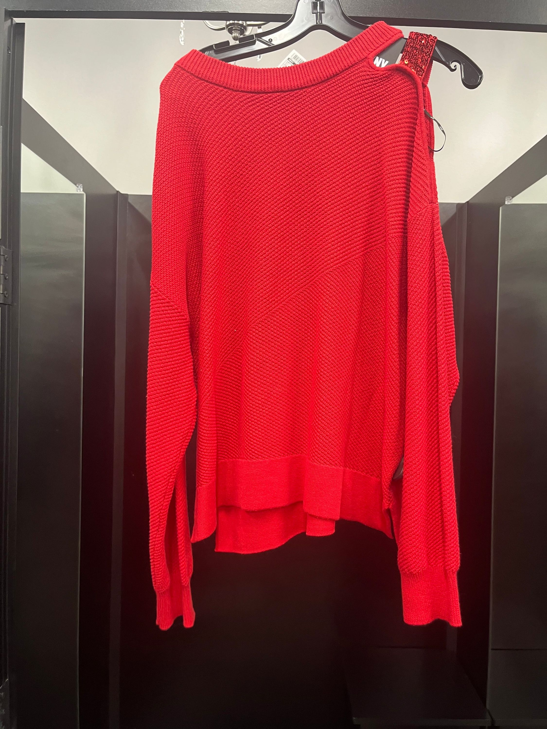 Sweater By Dkny In Red, Size: L - Image 2