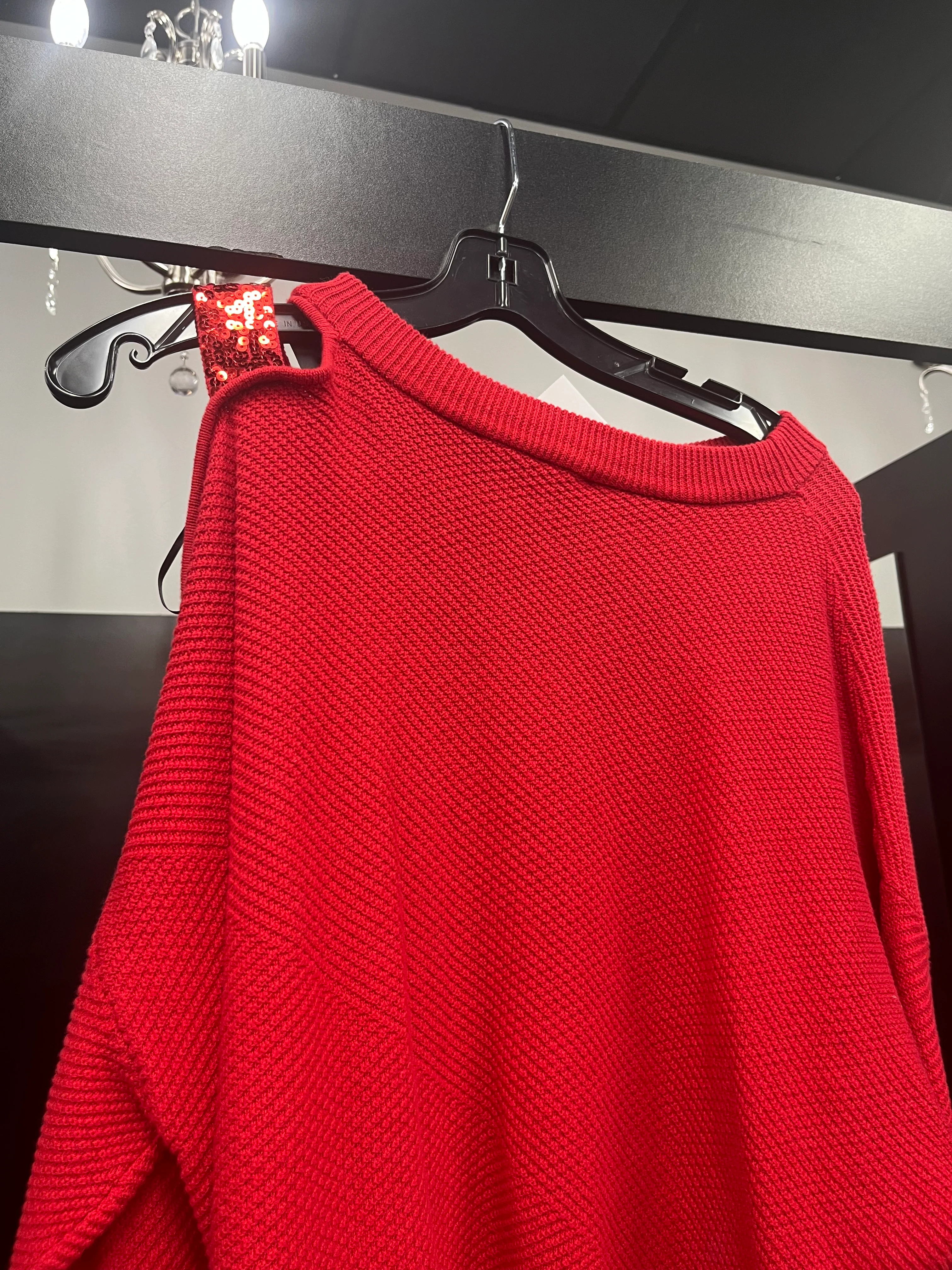Sweater By Dkny In Red, Size: L - Image 3